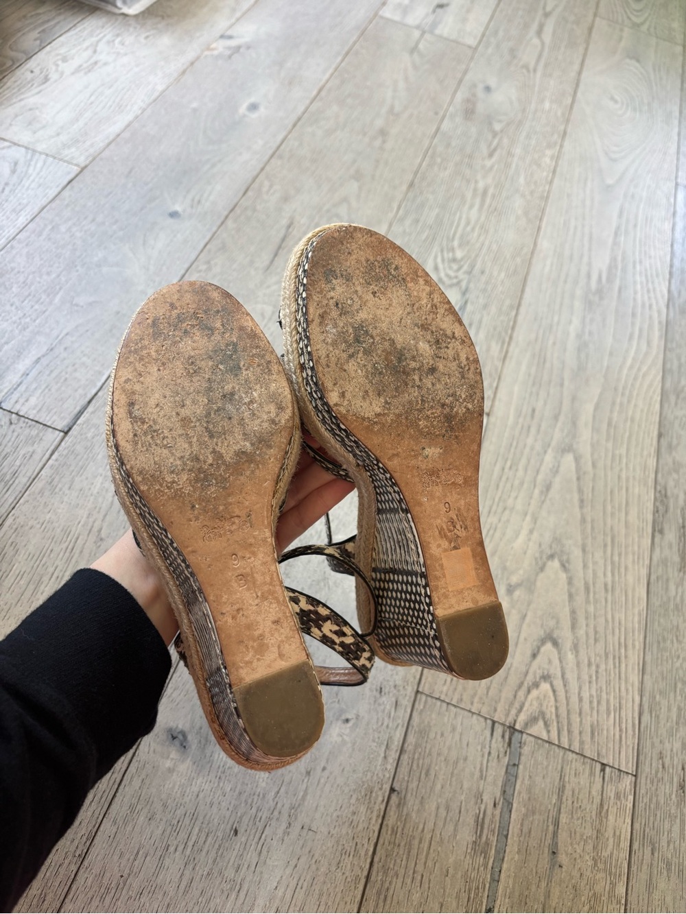 Snakeskin Coach Espadrilles - Picture 8 of 9